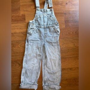 Zara Kids Grayblue Denim Overalls